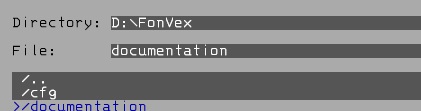 FonVex Browse Feature